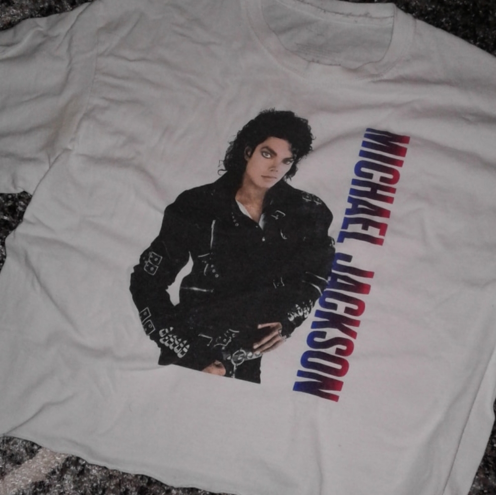 Michael Jackson Bad crop top